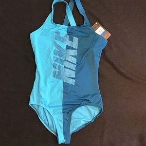 Nike Girls Crossback One Piece Swimsuit XL